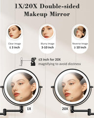 VPU mirror 1x view for full-face checks.