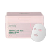 VT COSMETICS CICA Collagen Daily Mask packaging highlights pink essence for intense hydration.