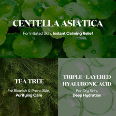 VT COSMETICS Cica Cream Plus centella and tea tree ingredients highlight soothing properties