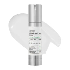 VT COSMETICS CICA Reedle Shot bottle close-up illustrating soothing essence for enhanced absorption.