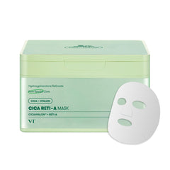 VT COSMETICS CICA Reti-A Daily Mask pack for pore-minimizing retinol care.