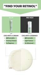 VT COSMETICS Cica Reti-A Retinol Essence application area demonstrates targeted spot treatment.
