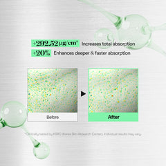 VT COSMETICS Microneedling action close-up preview for enhanced serum uptake
