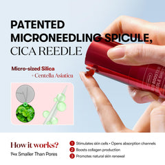 VT COSMETICS Exosome microneedling formula visual hints at renewal.