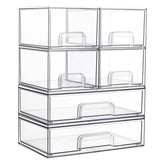 Vtopmart stackable drawers front view for tidy storage