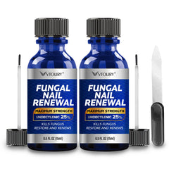 VTROUY toenail fungus treatment bottle top for precise daily application.