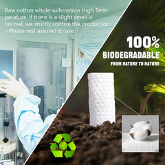 vuacepe face towels biodegradable material highlight eco-friendly skincare routine
