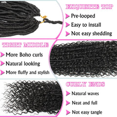 VustBeauty Goddess Locs 30inch packaging durable synthetic fiber for long wear