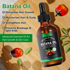 VXHDAG Batana Oil scalp-application demonstrates gentle massage for revitalized follicles.