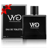 VYG pheromone cologne bottle front view for everyday confidence.