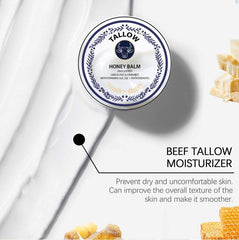 WAESKI unscented tallow balm for face and body delivers gentle daily moisture.