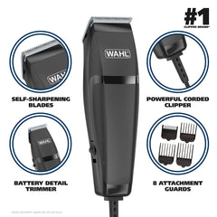 Wahl Combo Pro fine tooth trimmer for precise trimming around ears and neck