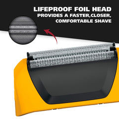 Wahl Lifeproof cutter bar bi-directional handles long hairs for clean results.