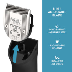 Wahl 5-in-1 blade compatibility with Arco, 5 Style Groom, Bravura, Creativa and Chromado.