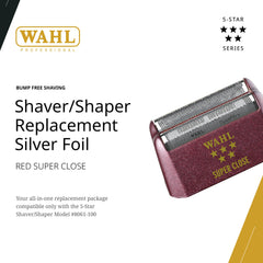Wahl Professional 5 Star Series Shaver Shaper foil installation showing easy replacement
