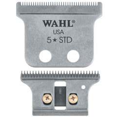 Wahl Professional adjustable T-blade close-up for ultra-precise detailing.
