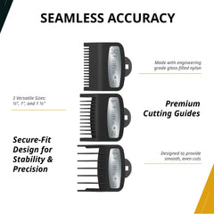 Wahl Professional secure-fit design shown for fast, stable attachment on clippers.