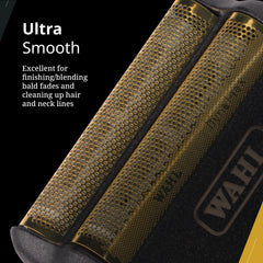Foil and cutter bar close-up demonstrating precise fit and professional finish