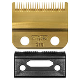 Wahl Professional stagger-tooth gold bladeset front view enables precise cuts and seamless blends