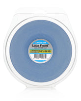 Walker Tape WKR-LF-M3 half-inch clear tape roll secures lace-front wigs discreetly.