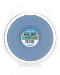 Walker Tape WKR-LF-M3 half-inch clear tape roll secures lace-front wigs discreetly.