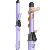 Wavytalk 1-Inch rotating curling iron close-up showing auto-rotation for effortless beachy waves.