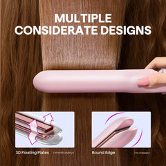 Wavytalk 3 in 1 1.25-inch curling iron shows defined curls.