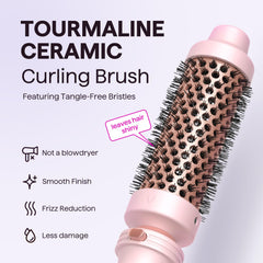 Wavytalk 5-in-1 1.25-inch wand for loose, flowing curls.