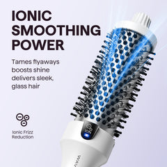 Wavytalk Blowout Boost thermal brush with LED display helps precise heat control
