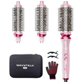 Wavytalk Heatwave Pro with 3 interchangeable barrels for quick daily looks.