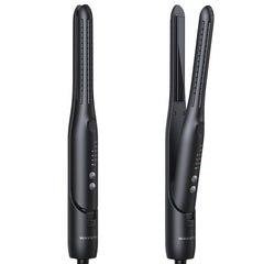 Wavytalk pencil flat iron with 360° cool air, front view for precise short-hair styling.