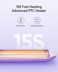Wavytalk Pro flat iron 3D floating plates image suggests smooth glide and reduced snag.