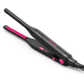 Wavytalk small flat iron pink close-up shows compact design for precise short-hair styling.