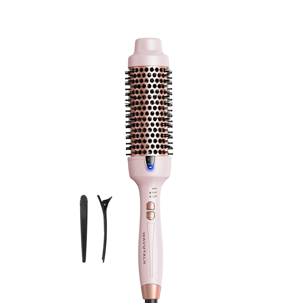 Wavytalk Thermal Brush with a 1.7-inch barrel delivers smooth, voluminous blowouts.