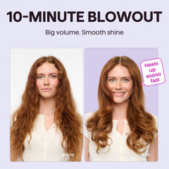 Wavytalk Thermal Brush Blowout Grande side view showing ergonomic grip