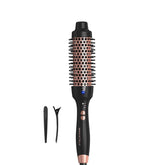 Wavytalk thermal brush ceramic barrel delivers even heat for smooth, frizz-free styling.