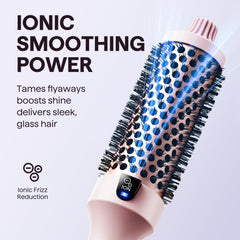 Wavytalk Thermal Brush with LED display for precise temperature control.