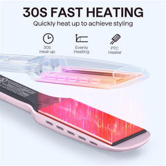 Wavytalk heat settings display demonstrates versatile 290-450F range