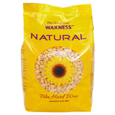 Wax Necessities hard wax beads natural packaging for easy home waxing storage.