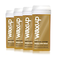 Waxup Gold Roll On Cartridge closeup for easy, precise waxing at home