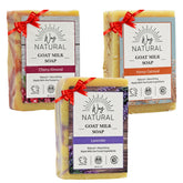 Way Natural Lavender goat milk soap bar with soothing aroma.