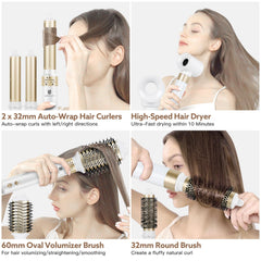 webeauty hot air brush curl attachment right for symmetric curling