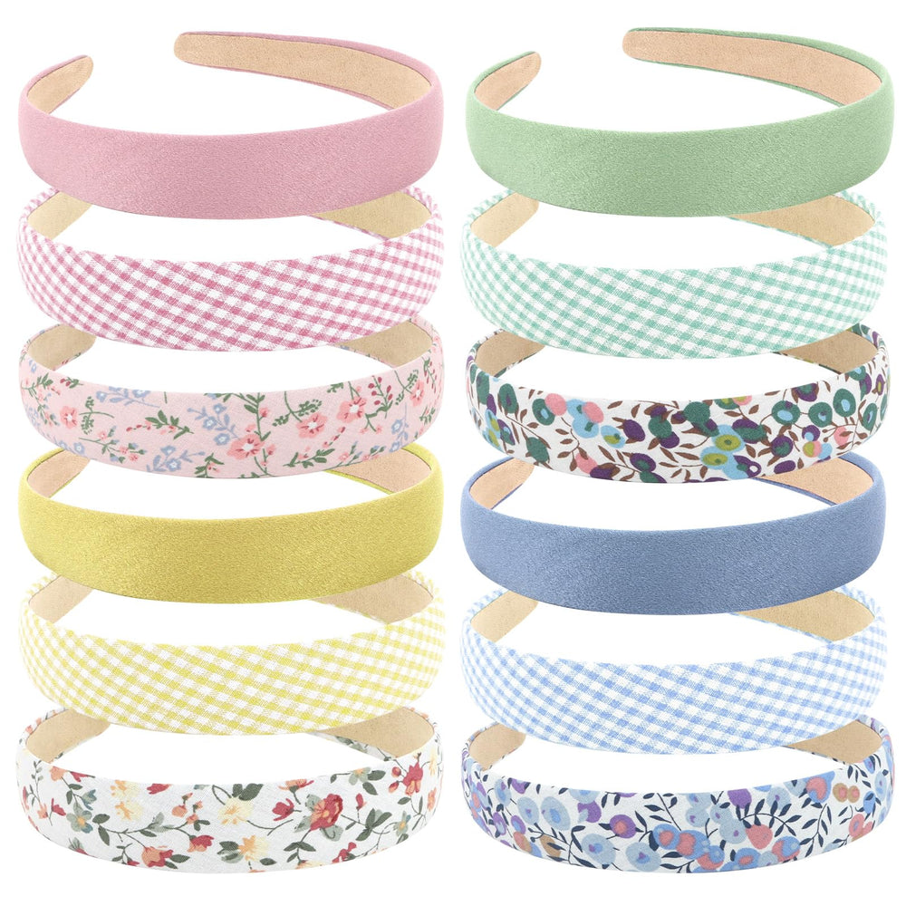 Wecoe headbands with flower patterns enhance casual outfits and photo moments