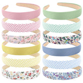 Wecoe headbands with flower patterns enhance casual outfits and photo moments