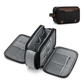 Wedama Toiletry Bag for Men outside view, compact travel-ready design.