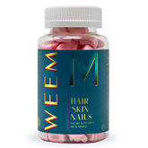 WEEM front package showing gummies and product benefit