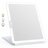 WEILY portable travel mirror with 72 LED lights for precise makeup in any setting.