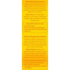 Weleda Baby Calendula Nourishing Face Cream on hand demonstrates easy, fast-absorbing facial moisture.