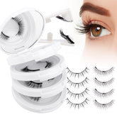 Wendy Lashes magnetic eyelashes 4-pairs pack for versatile daily eye looks.