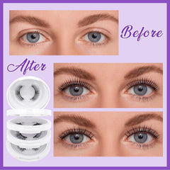 Wendy Lashes magnetic eyelashes with applicator for quick, precise placement.